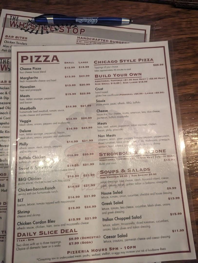 Stone Oven Pizzeria - The Whistle Stop