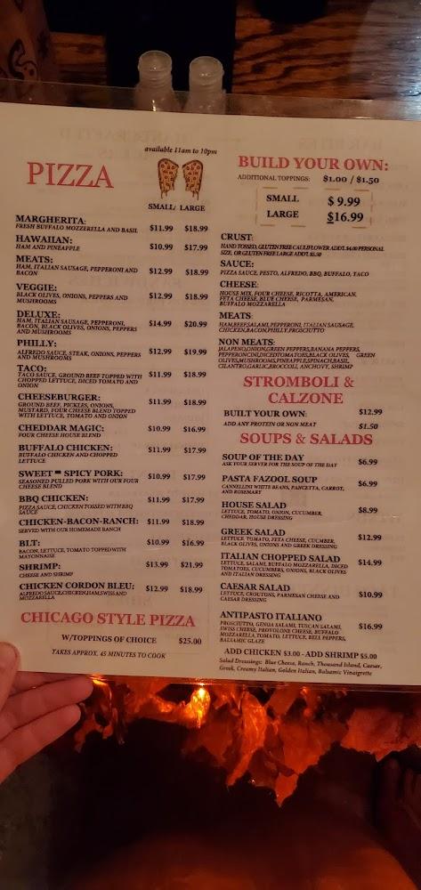 Stone Oven Pizzeria - The Whistle Stop Menu image 4